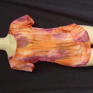 Karen Kane Sheer Top Size Large